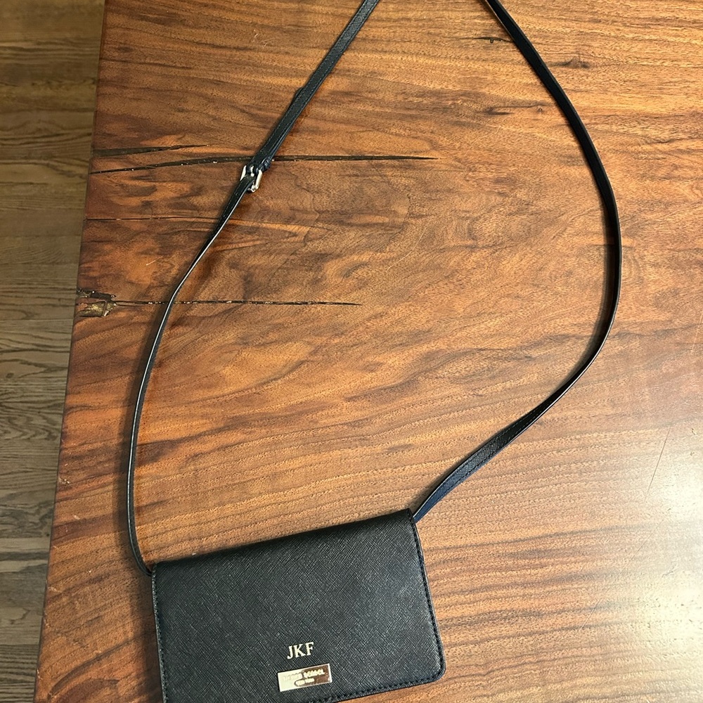 Henri Bendel Black Crossbody Phone/Wallet Bag